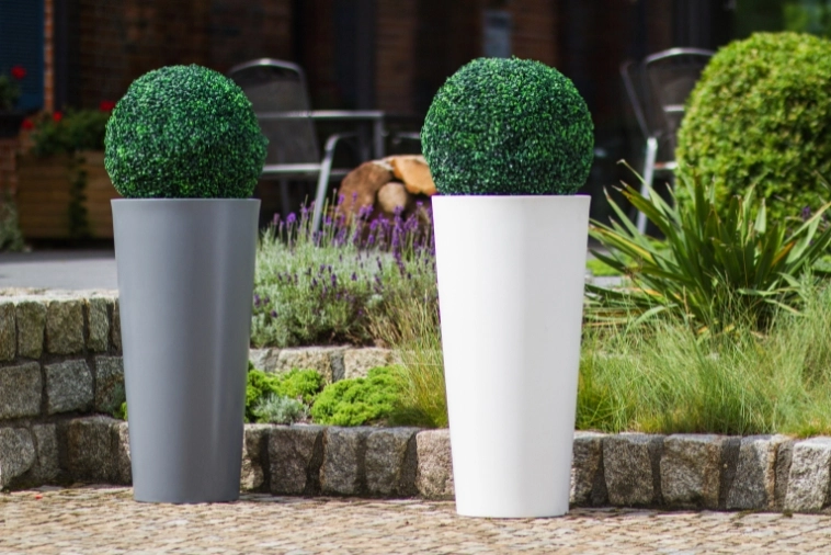 Donice ogrodowe wysokie Monumo Habana 80 cm wysokości